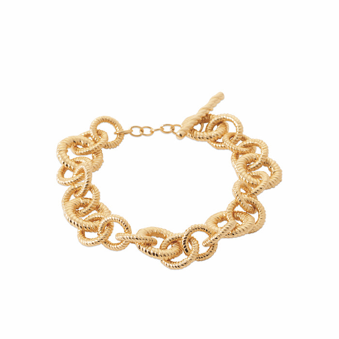burren jewellery 18k gold plate soul ties bracelet