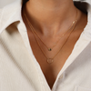 Burren jewellery 18k gold plated around again layered fashion necklace model