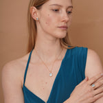 burren jewellery 18k gold plated blue topaz ring pendant and earrings full collection 