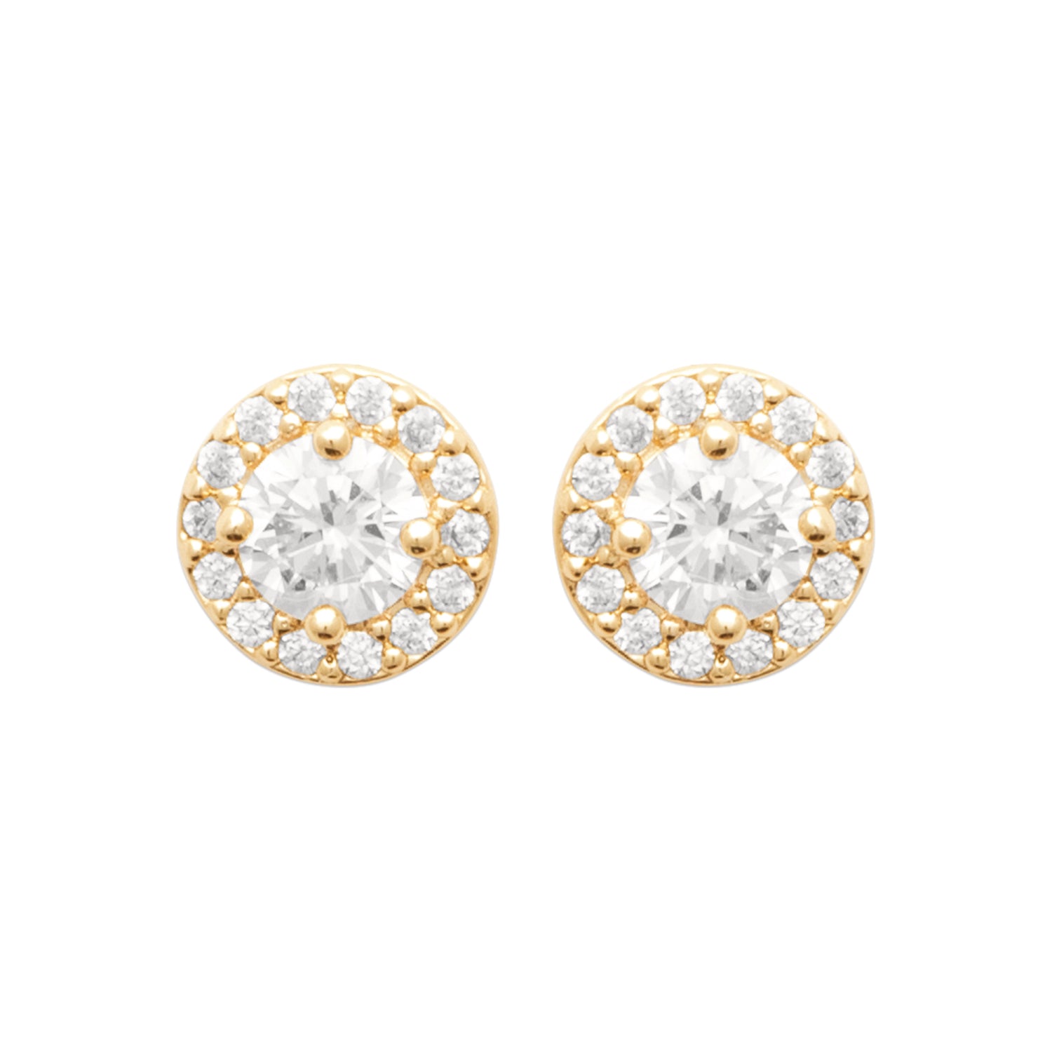 burren jewellery 18k gold plated crossed destiny earring