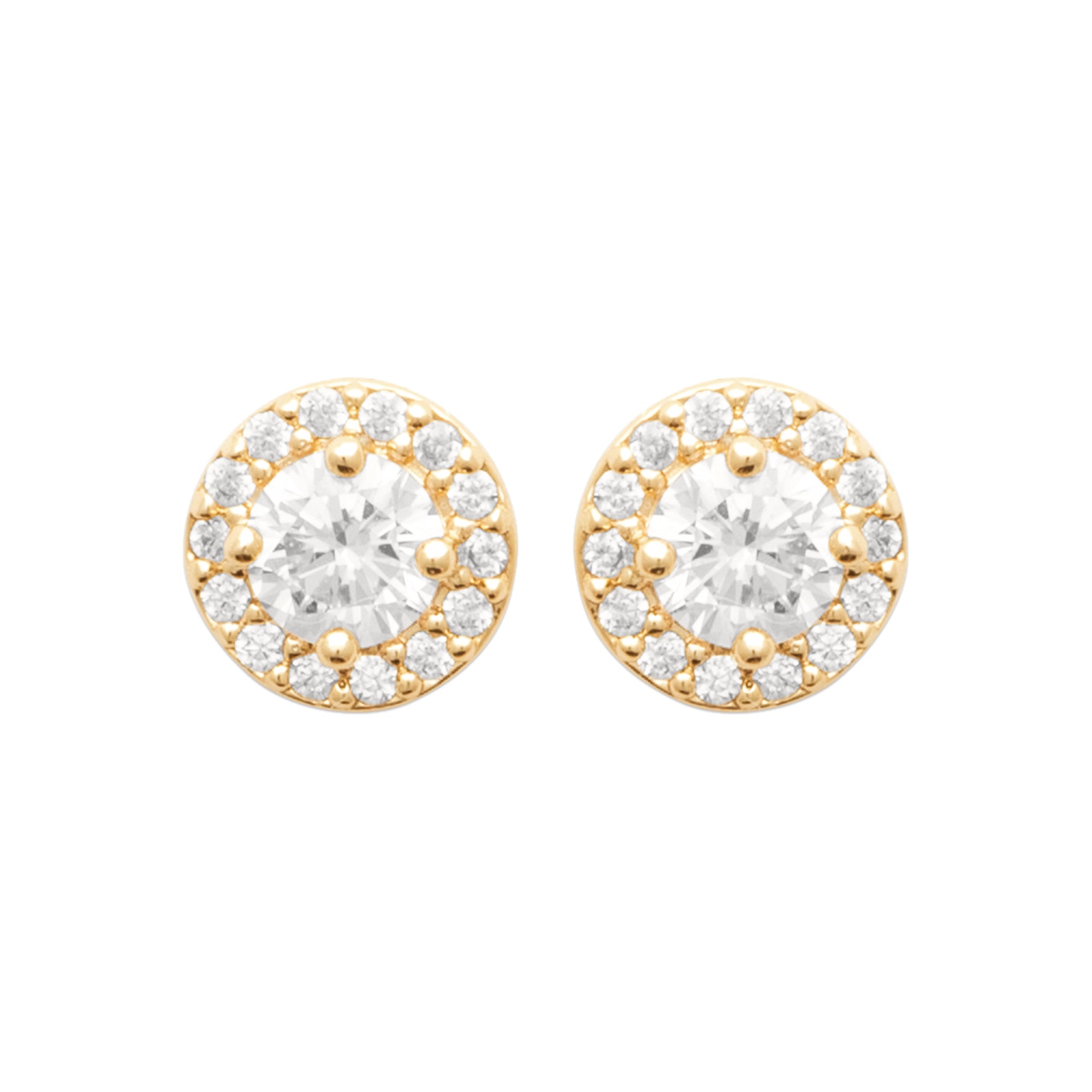 burren jewellery 18k gold plated crossed destiny earring