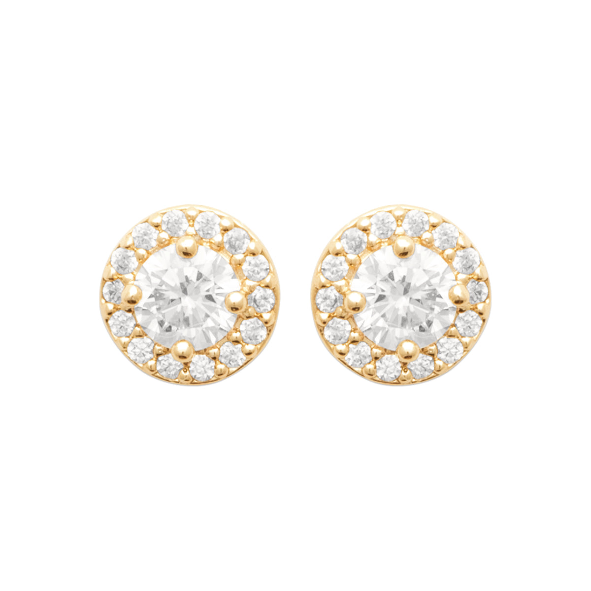 burren jewellery 18k gold plated crossed destiny earring