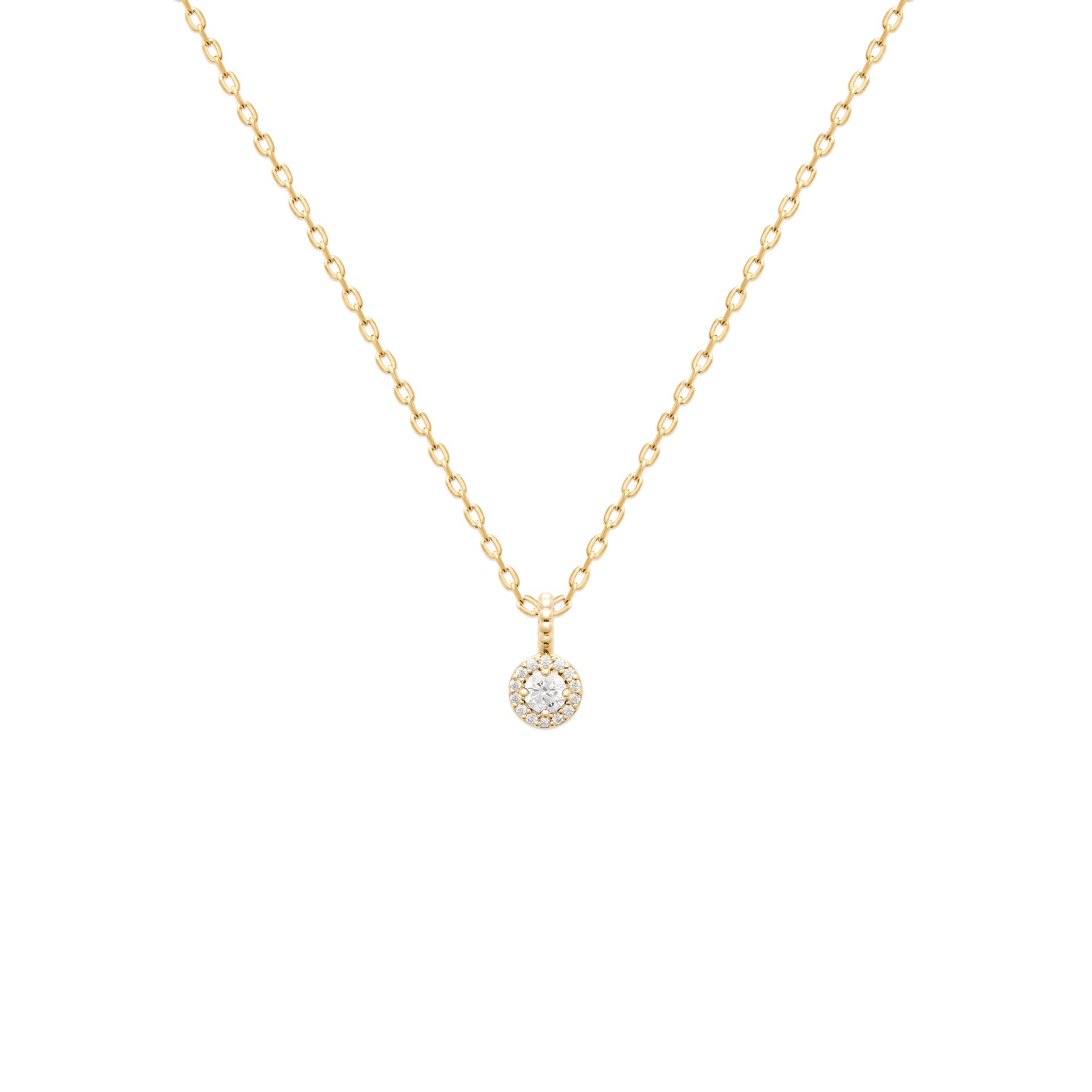 burren jewellery 18k gold plated crossed destiny pendant full