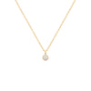 burren jewellery 18k gold plated crossed destiny pendant full