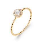 burren jewellery 18k gold plated crossed destiny ring