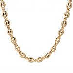 burren jewellery 18k gold plated gucci link chain necklace 