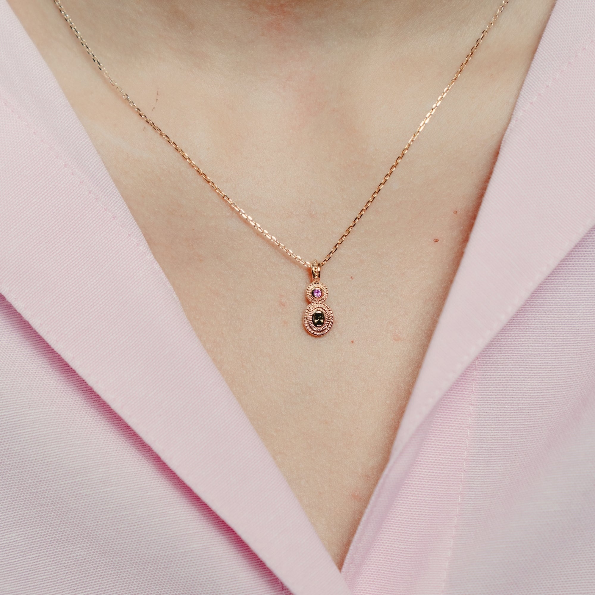 burren jewellery 18k gold plated jasmine pendant
