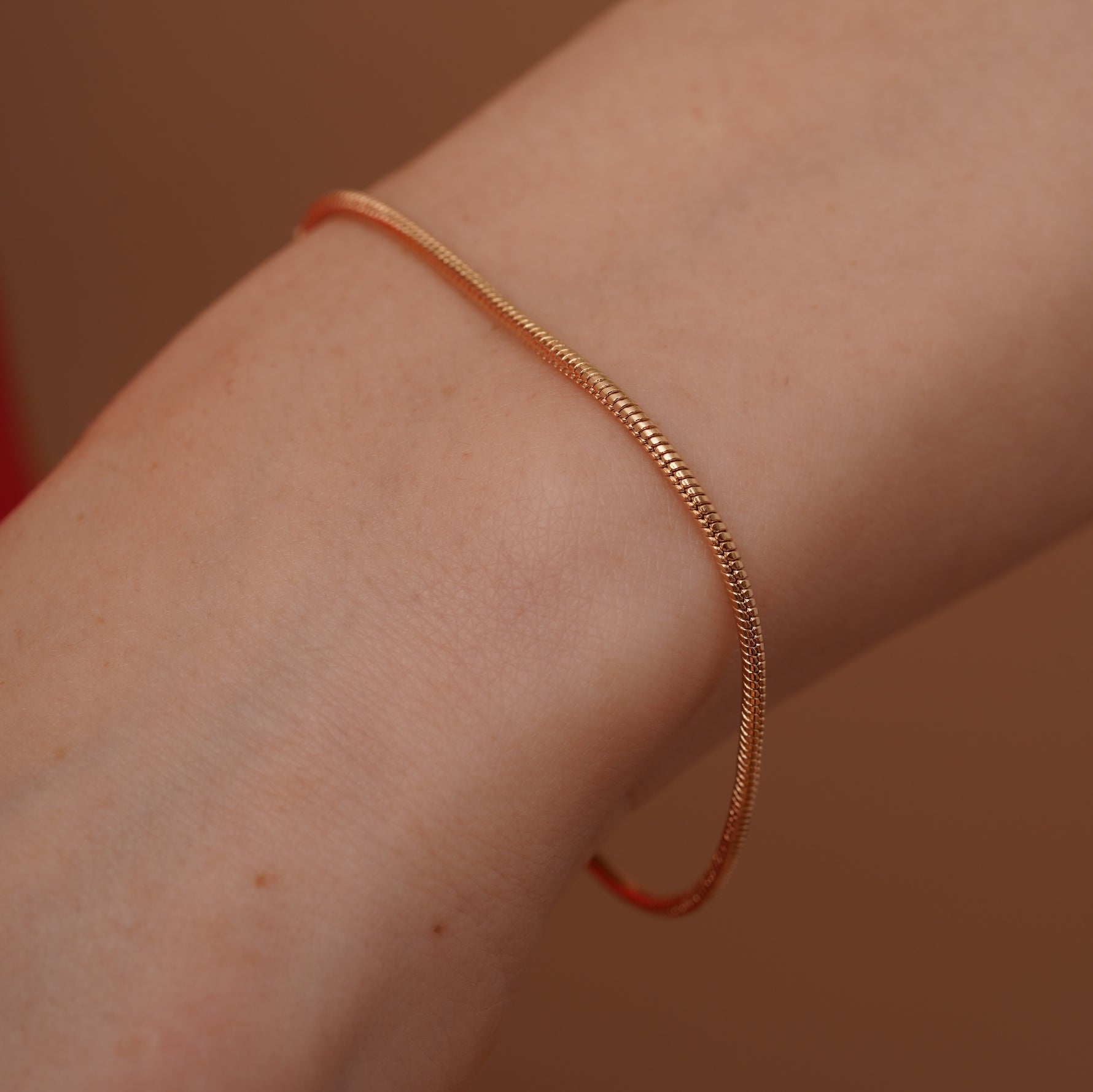 burren jewellery 18k gold plated thin chain stacking bracelet 