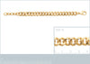 Burren Jewellery 18k gold gone too long bracelet measurements
