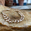 Burren Jewellery 18k gold gone too long bracelet on rock