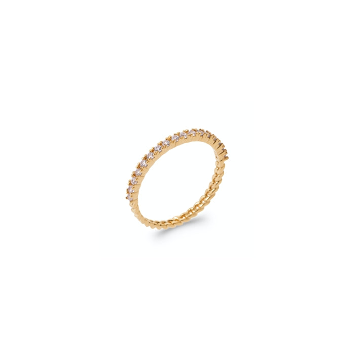 Burren Jewellery 18k gold love is overrated ring