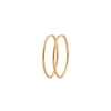 Burren Jewellery 18k gold plate Hoop No2 earrings