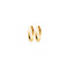 Burren Jewellery 18k gold plate can't hide it from me earrings angle