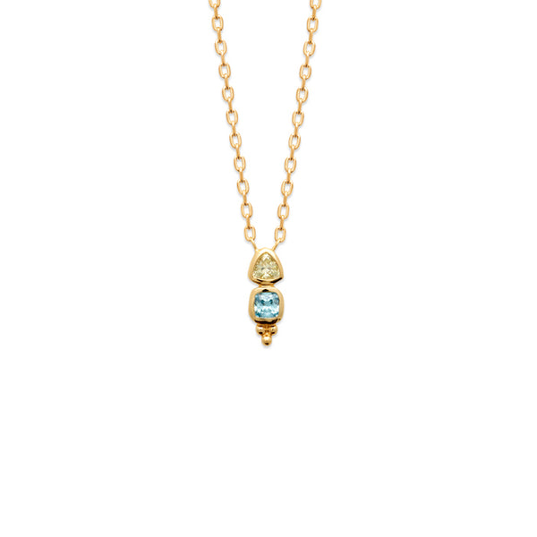 Burren Jewellery 18k gold plate coral reef necklace