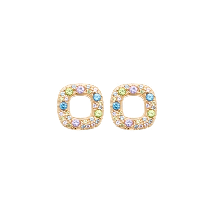 Burren Jewellery 18k gold plate elated mind earrings