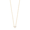 Burren Jewellery 18k gold plate five points to love clear necklace full