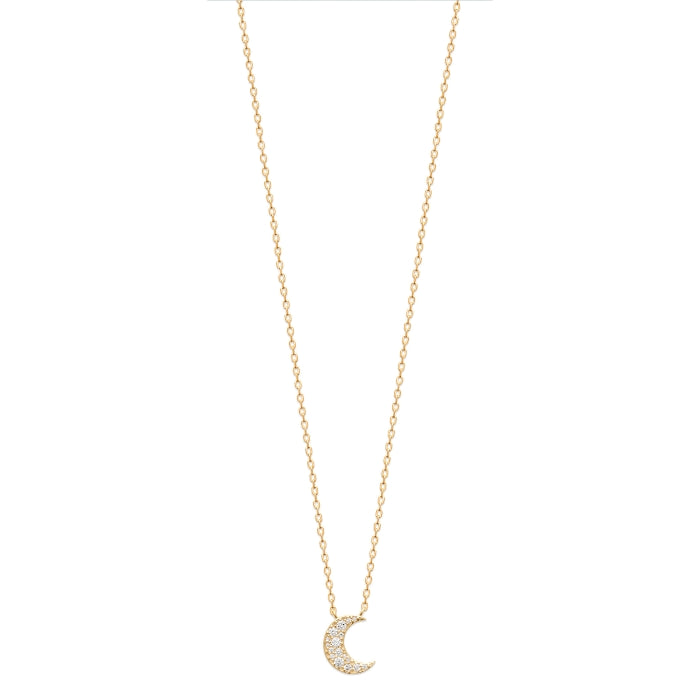Burren Jewellery 18k gold plate glistening night necklace full