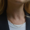 Burren Jewellery 18k gold plate i_m not giving in necklace model
