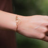 Burren Jewellery 18k gold plate i'm not stopping bracelet model
