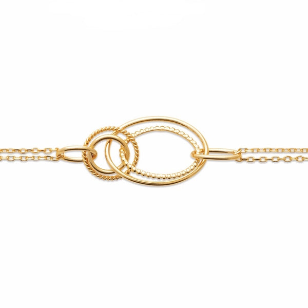 Burren Jewellery 18k gold plate i'm not stopping bracelet