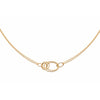 Burren Jewellery 18k gold plate i'm not stopping necklace
