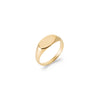 Burren Jewellery 18k gold plate impression ring