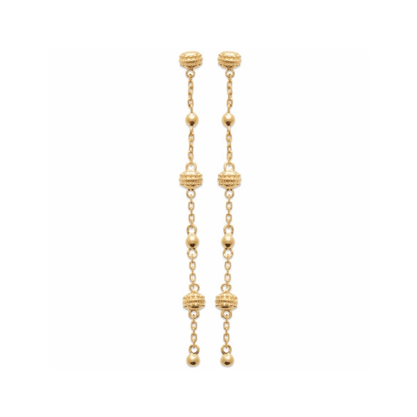 Burren Jewellery 18k gold plate macarons earrings