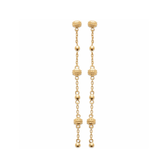 Burren Jewellery 18k gold plate macarons earrings