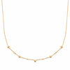 Burren Jewellery 18k gold plate macarons necklace full
