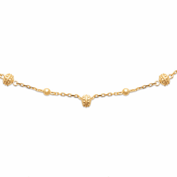 Burren Jewellery 18k gold plate macarons necklace