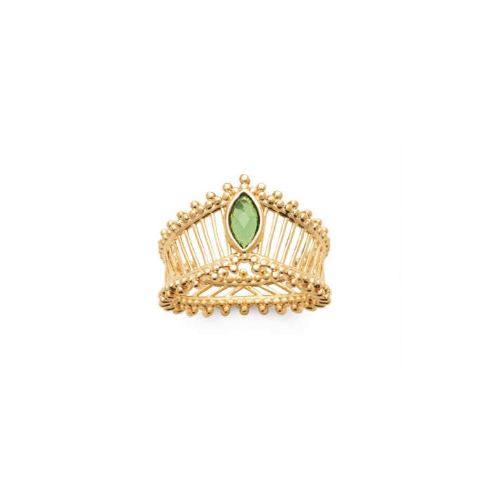Burren Jewellery 18k gold plate now you've left ring