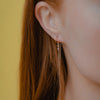 Burren Jewellery 18k gold plate orion's belt earrings model