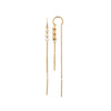 Burren Jewellery 18k gold plate orion's belt earrings
