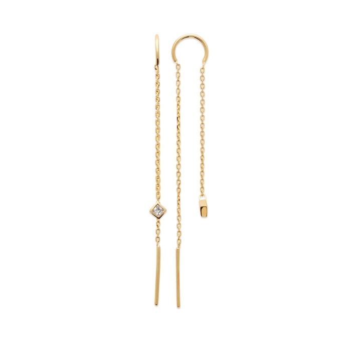 Burren Jewellery 18k gold plate polaris earrings