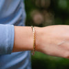 Burren Jewellery 18k gold plate reach out to me bracelet model