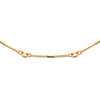 Burren Jewellery 18k gold plate running in the night necklace