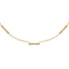 Burren Jewellery 18k gold plate skipping stones necklace