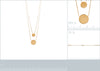 Burren Jewellery 18k gold plate Snooping Around necklace measurements