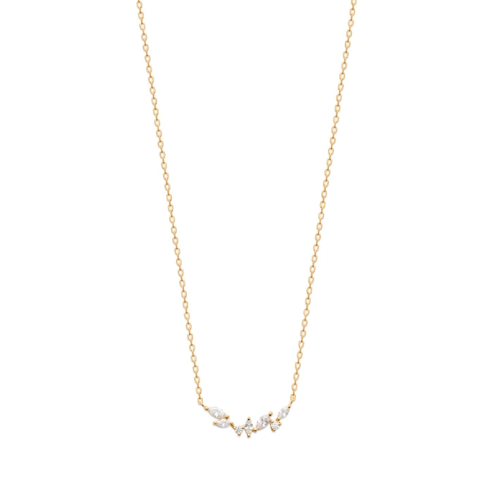 Burren Jewellery 18k gold plate tender touch necklace full