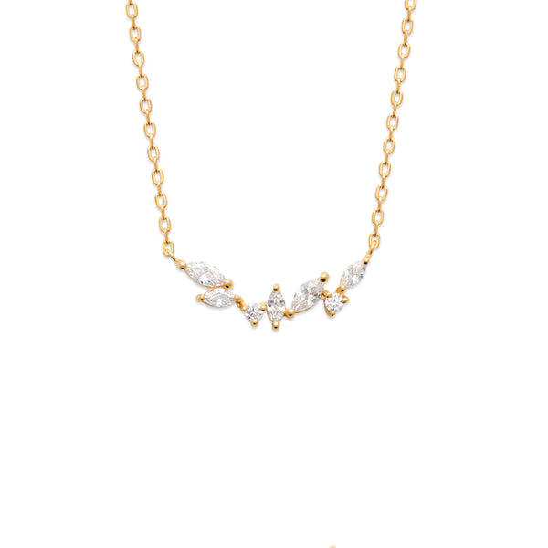 Burren Jewellery 18k gold plate tender touch necklace