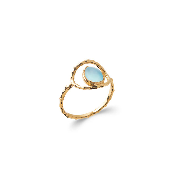 Burren Jewellery 18k gold plate the pair of yaeh ring