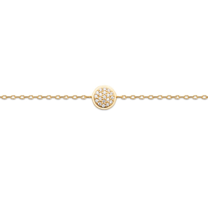 Burren Jewellery 18k gold plate whisper sweet things bracelet