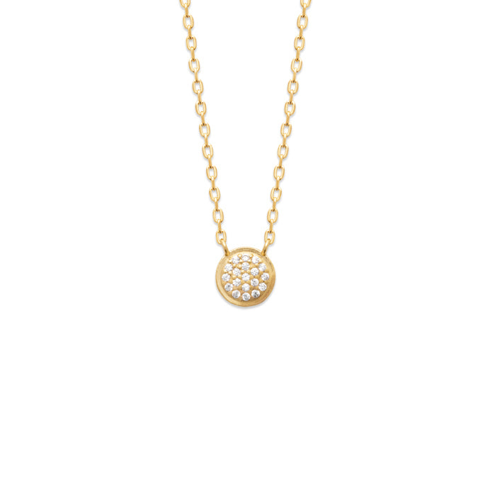 Burren Jewellery 18k gold plate whisper sweet things necklace