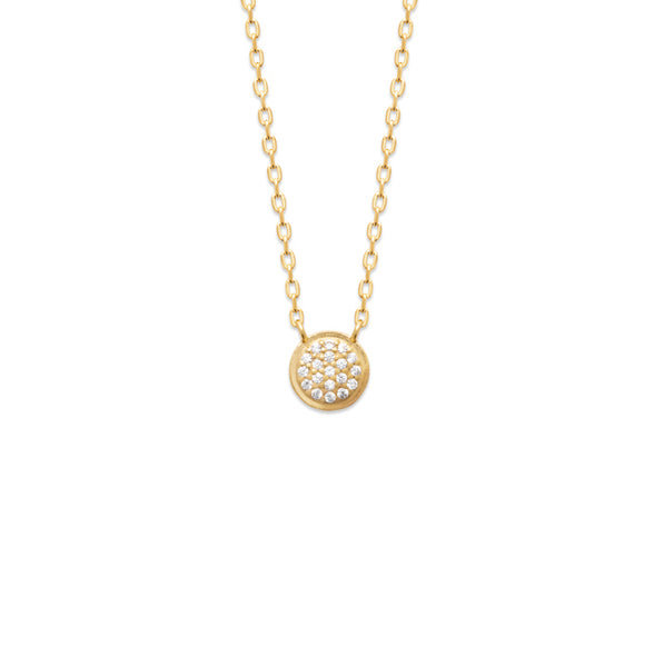 Burren Jewellery 18k gold plate whisper sweet things necklace