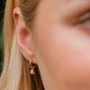 Burren Jewellery 18k gold plate witchcraft earrings model