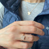 Burren Jewellery 18k gold plated Kissed by nature ring lifestyle 2