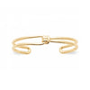 Burren Jewellery 18k gold plated all tied up bangle top