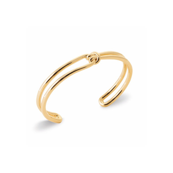 Burren Jewellery 18k gold plated all tied up bangle