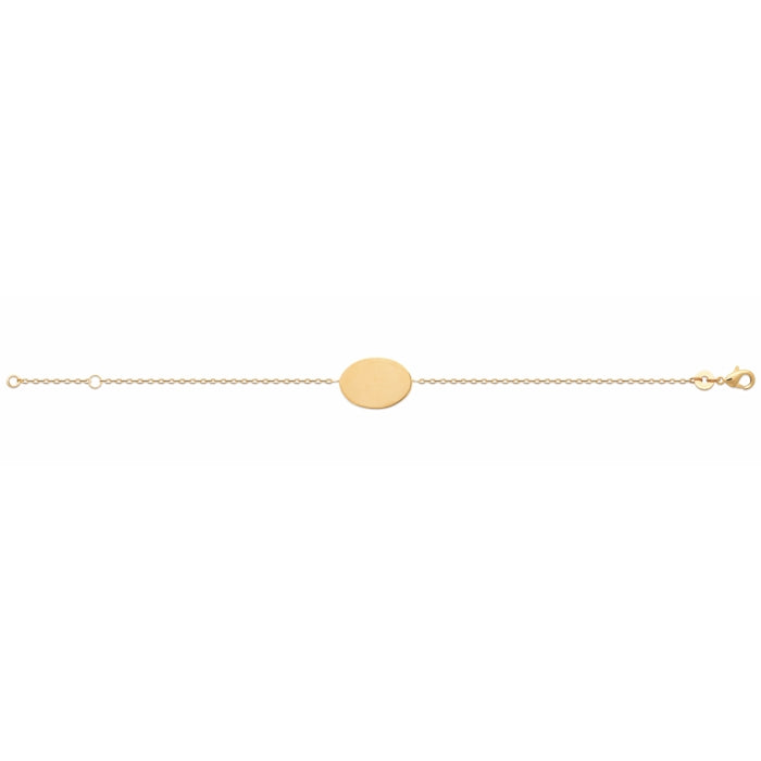 Burren Jewellery 18k gold plated dream tag bracelet full