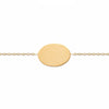 Burren Jewellery 18k gold plated dream tag bracelet